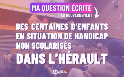 Des centaines d’enfants en situation de handicap non scolarisés dans l’Hérault