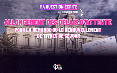 Allongement des délais d’attente pour la demande ou le renouvellement de titres de séjour