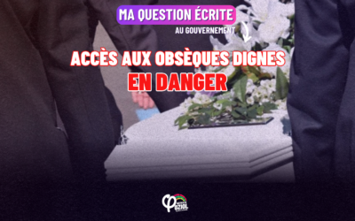 Accès aux obsèques dignes en danger